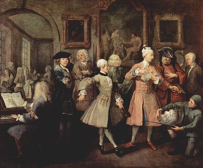 William Hogarth Gemaldefolge oil painting picture